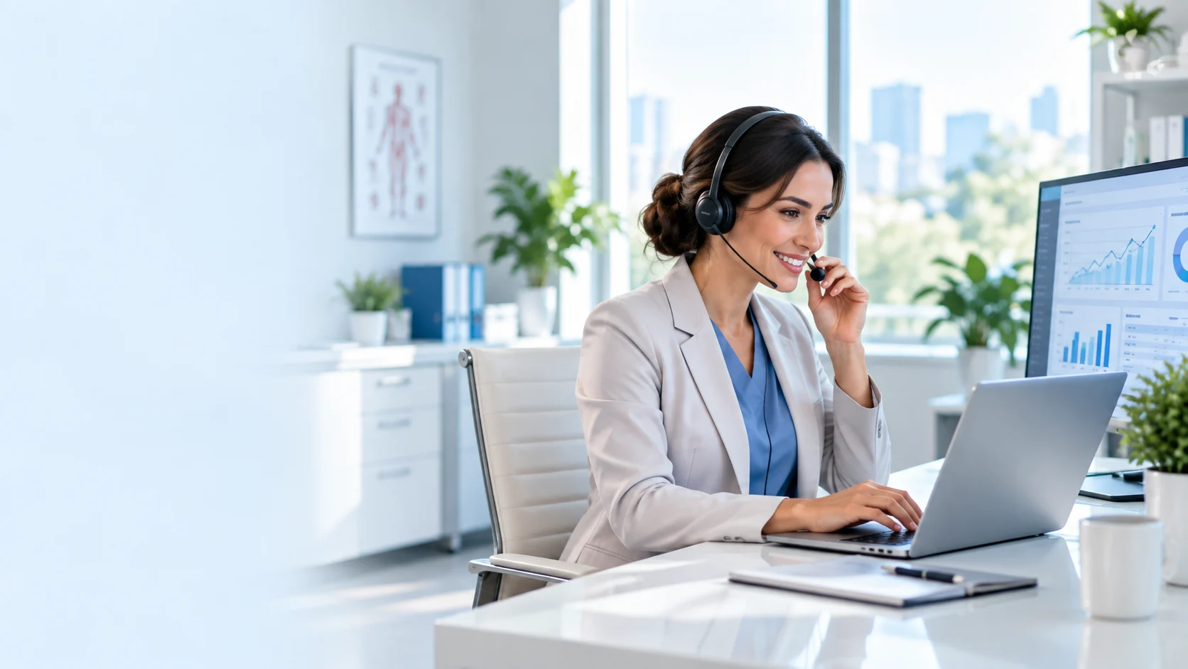 Friendly Healthcare Support Workspace